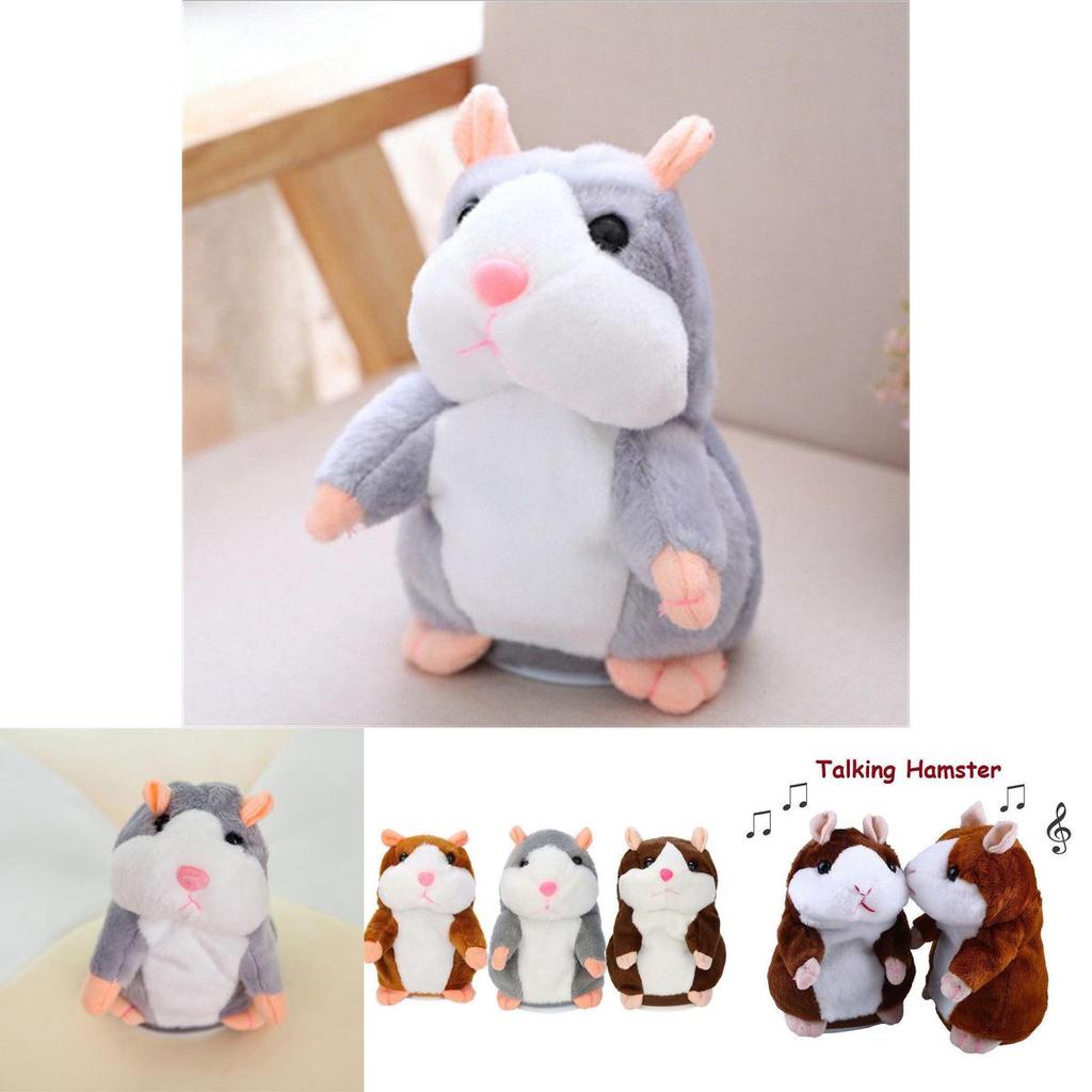 Cute Talking Hamster Pet Plush Toy Kids Sound Record Toy | 15/18cm
