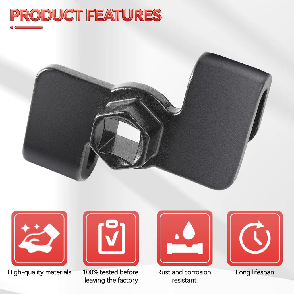 Schraubenschlüssel-Verlängerungsadapter, Universal-Schraubenschlüssel-Verlängerungswerkzeug, stabiles 1/2 Zoll Brechstangen-Schraubenschlüssel-Verlängerungswerkzeug, Mechanikerwerkzeug für 21 mm Sechskant