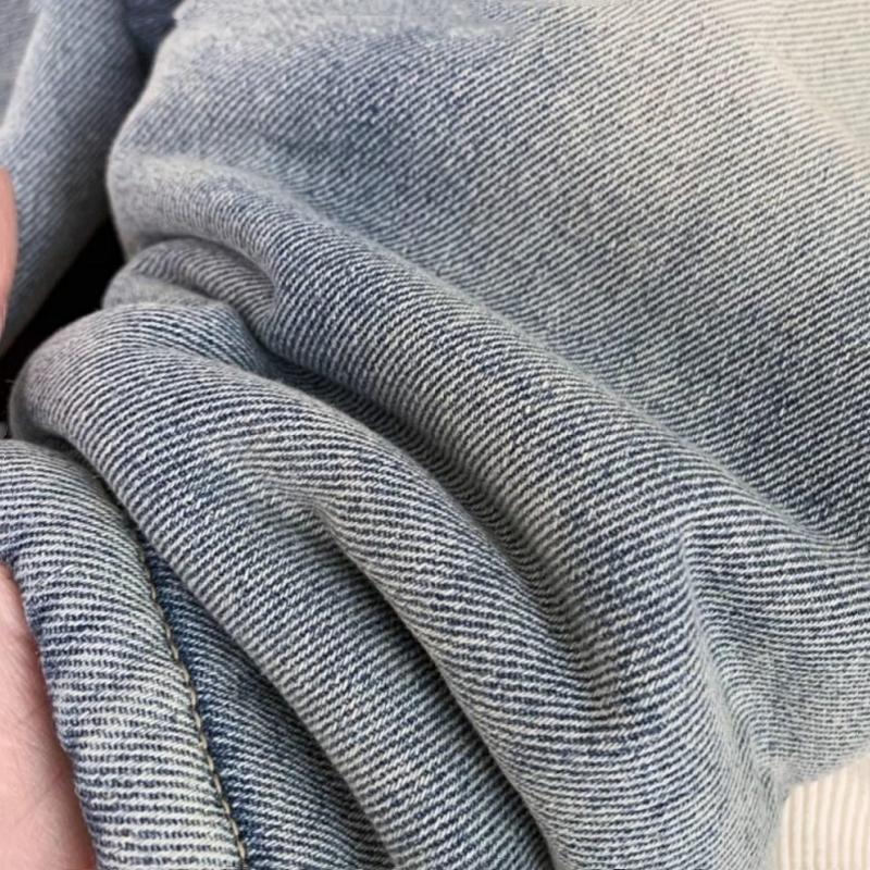 Children's Fleece-lined Jeans Boys Girls Plush Velvet Denim Pants New Kids Winter Thickened Warm Trousers Infant Clothing