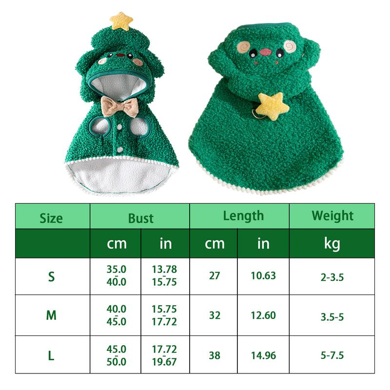 Pet Christmas Costumes | Dog Cat Holiday Apparel | Winter Warm Cosplay Christmas Cape With Cartoon Hat Cozy For Cats And Puppy