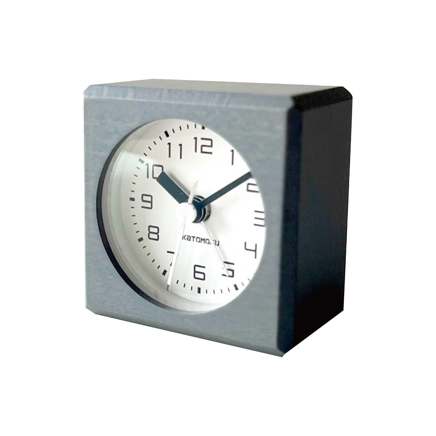 

KATOMOKU Будильник 7 Серый km-99GR Будильник 7 x 7 x 4.1см