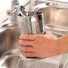 Stainless Steel Chopstick Storage Barrel Knife Fork Holder Large Capacity Hollow Breathable Kitchen Utensils Storage Rack