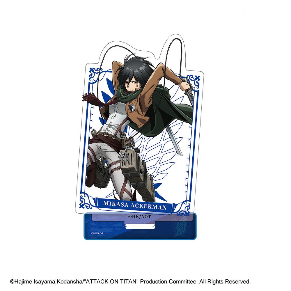 Attack on Titan Acrylic Character Standee - Levi, Mikasa, Eren In-Stock