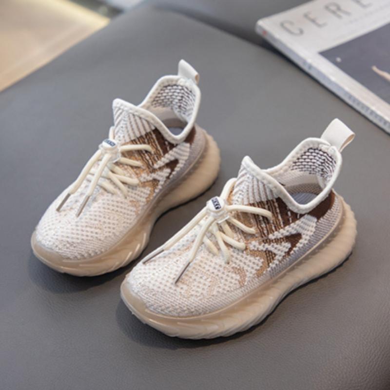 Children's Sports Shoes Spring and Autumn Boys Breathable Mesh Coconut Shoes Casual Soft Bottom Girls Running Shoes