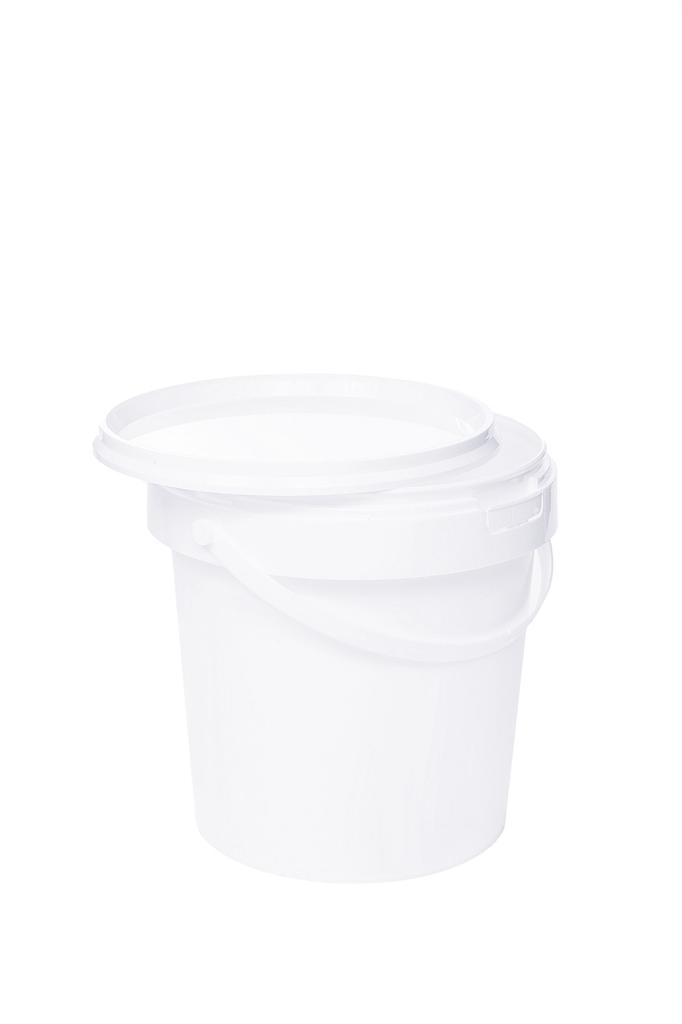 Seau Avec Couvercle Plastique Alimentaire - BenBow - 10x 1L - Blanc - Hermétique - Inodore - Vide - Récipient De Stockage