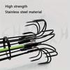 16 Claw Hooks Fishing Gear Supplies with Bait Cage Eight Luminous Squid Anti Hanging Hook for Fish Feeder Bottom Facing Anchor