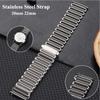 316L Men Stainless Steel Strap 20mm 22mm High Quality for Samsung Luxury Link Metal Bracelet for Replaced Band Accessories
