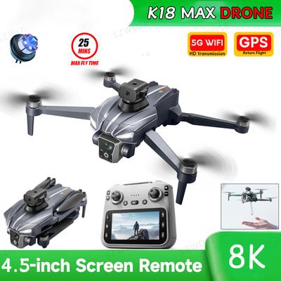 8K 2026 New K18 Max Drone 5G GPS 360° Positioning Return Professional WIFI FPV Obstacle Avoidance Aerial Camera Quadcopter Outdoor Toy GIFT