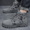 Men's Boots 2025 New High Quality Outdoor Breathable Wear Resistant Shoes Platform Non-slip Desert Hiking Mountaineering Boots