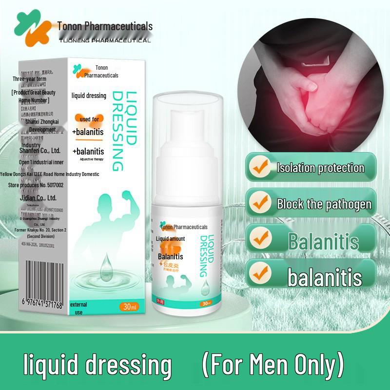 Tuoneng Male Balanitis Relief Spray for Private Areas, 30ml