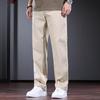 Jie Leinong Men's Summer Business Casual Straight-Leg Pants