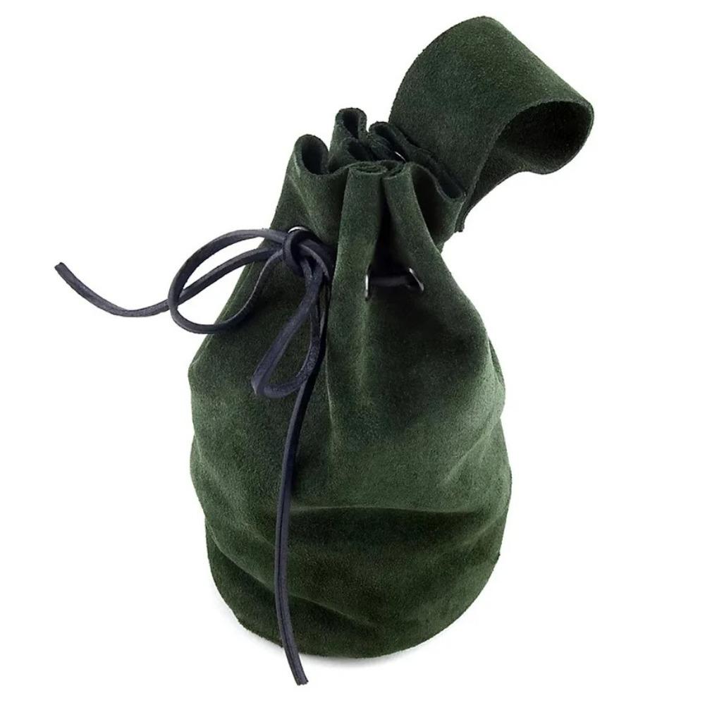 Costume Accessories Leather Drawstring Bag Medieval Vintage Belt Pouch Waist Bag Renaissance