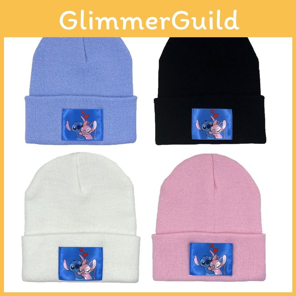 Pattern Patch Stitch Cartoon Knit Hat With Breathable Fabric And Rolled Edge