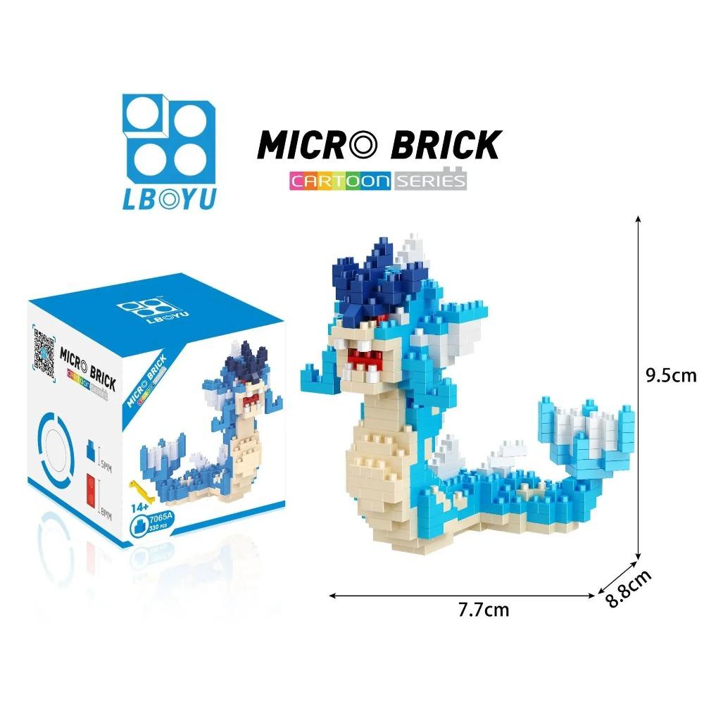 Kawaii LNO Pokemon Micro Building Blocks Snorlax Blastoise Gengar Charmander Bulbasaur Pikachu Mini Brick Figures For Kids Toys