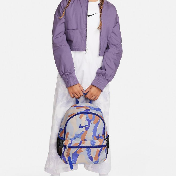 Nike Polyester Backpack Backpack Mini Unisex Ice Pomegranate Lightweight Casual FB3053-413