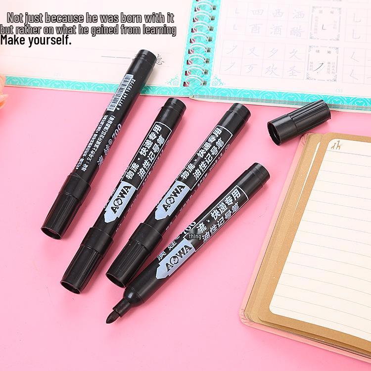 

Сверхжирные быстросохнущие водостойкие маркеры - Черный, Красный, Синий, Толстый наконечник для логистической маркировки чёрный