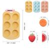 M-Watermelon Strawberry Lemon Shaped Silicone Mold DIY Flexible Easy Release Fondant Chocolate Gummy Pudding Molds