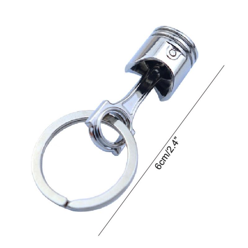 Personalized Car Engine Piston Keychain Pendant Car Modification for Creative Gifts for Key Ring for Men Boys Drivers Ca