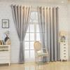 Tenda jacquard grigia semi-ombreggiante per soggiorno, camera da letto, balcone, tende trasparenti che trasmettono la luce, tenda di garza, decorazione per finestre