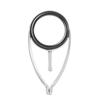 304 Stainless Steel Ceramic Right Ear Eyelet Double-Cornered Edge Guide Wire Ring for Fishing Rod Modification