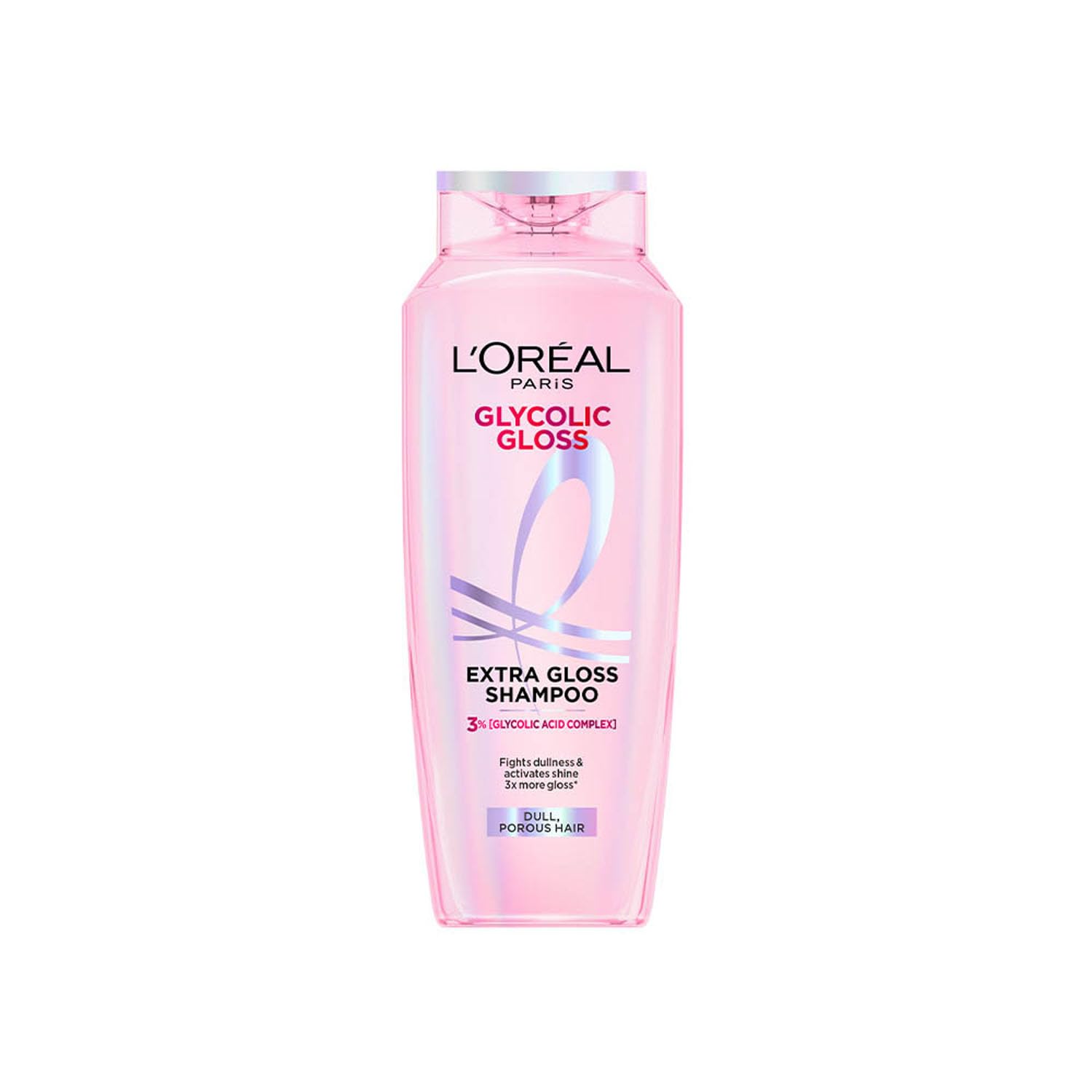 

Шампунь L Oreal Paris Glycolic Gloss для блеска волос, с 3% гликолевой кислоты, для тусклых волос, восстанавливает качество волос, придает в 3 раза больше блеска, 200 мл