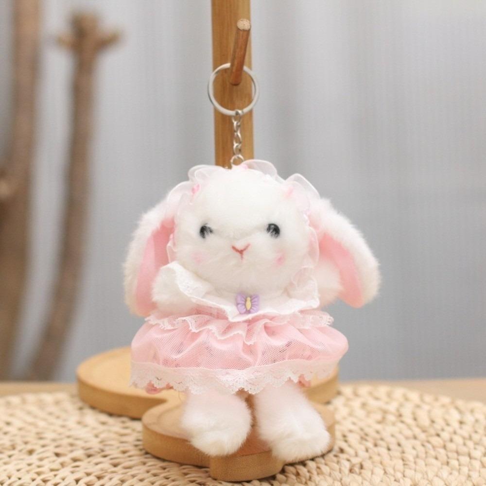 Soft Plush Animal Plush Keyring Dress Up Doll Plush Bag Pendant Birthday Gift