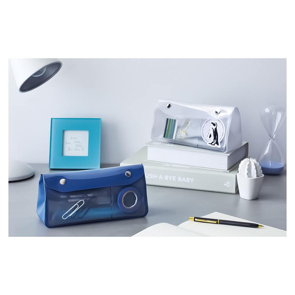 LIHIT LAB ALCLEA Triangle Pen Case, Red, A7942-3