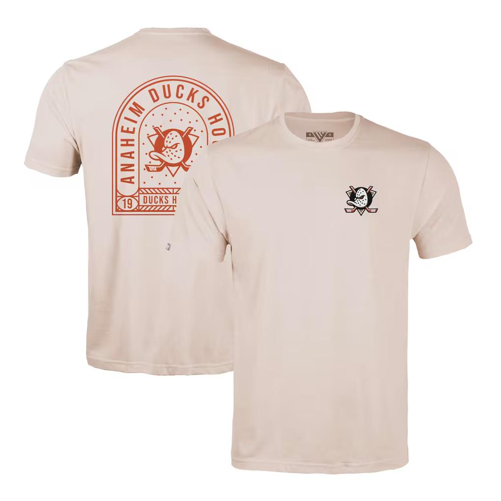 

Anaheim Ducks Levelwear Richmond Ice Wall Футболка Мужская и Женская Модная Летняя Удобная Уличная Одежда С Коротким Рукавом Винтажная Футболка S