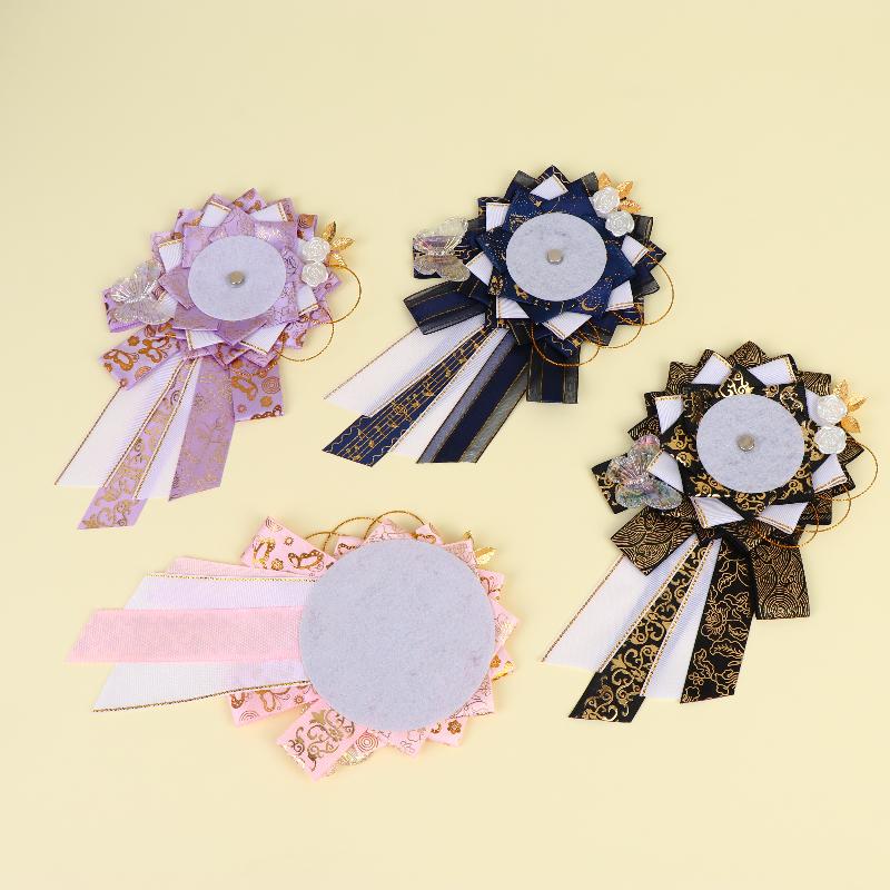 Cute Lolita Badge Display Holder Handmade Anime Clear Acrylic Case for Ita Bag Rosette Pin Collection