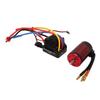 RC 3660 Brushless Motor and 80A Brushless ESC Electric Speed Controller T Male Connector Motor ESC Set for 1 8 RC Car