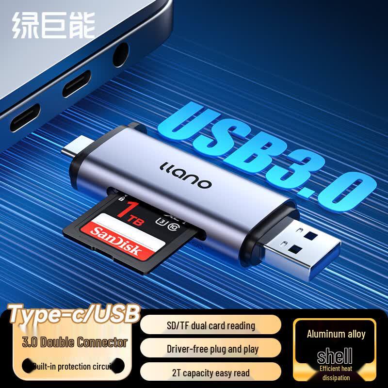 Llano High-Speed USB/USB-C Multi-Card Reader