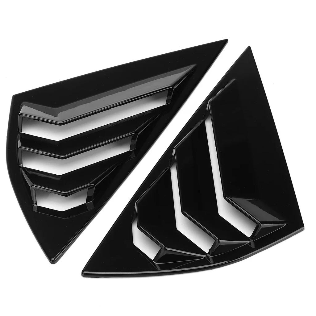 Rear Side Window Scoop Visor Cover Louvers Covers For Ford Electric Horse Mustang Mach-E 2025 2025 Rear Window Louvers