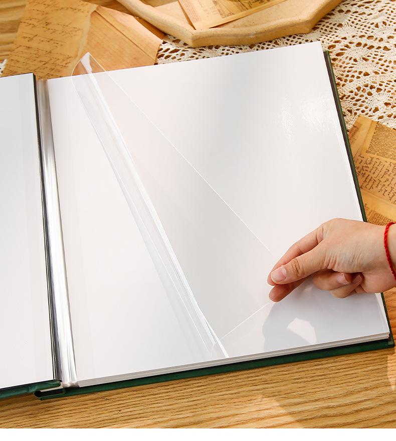 Álbum de Fotos Autoadhesivo Hecho a Mano de Gran Capacidad para Recuerdos Familiares y de Bebé