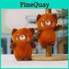Raccoon Plush Keychain Cute Soft Toy With Pp Cotton Filling For Bags And Gifts
