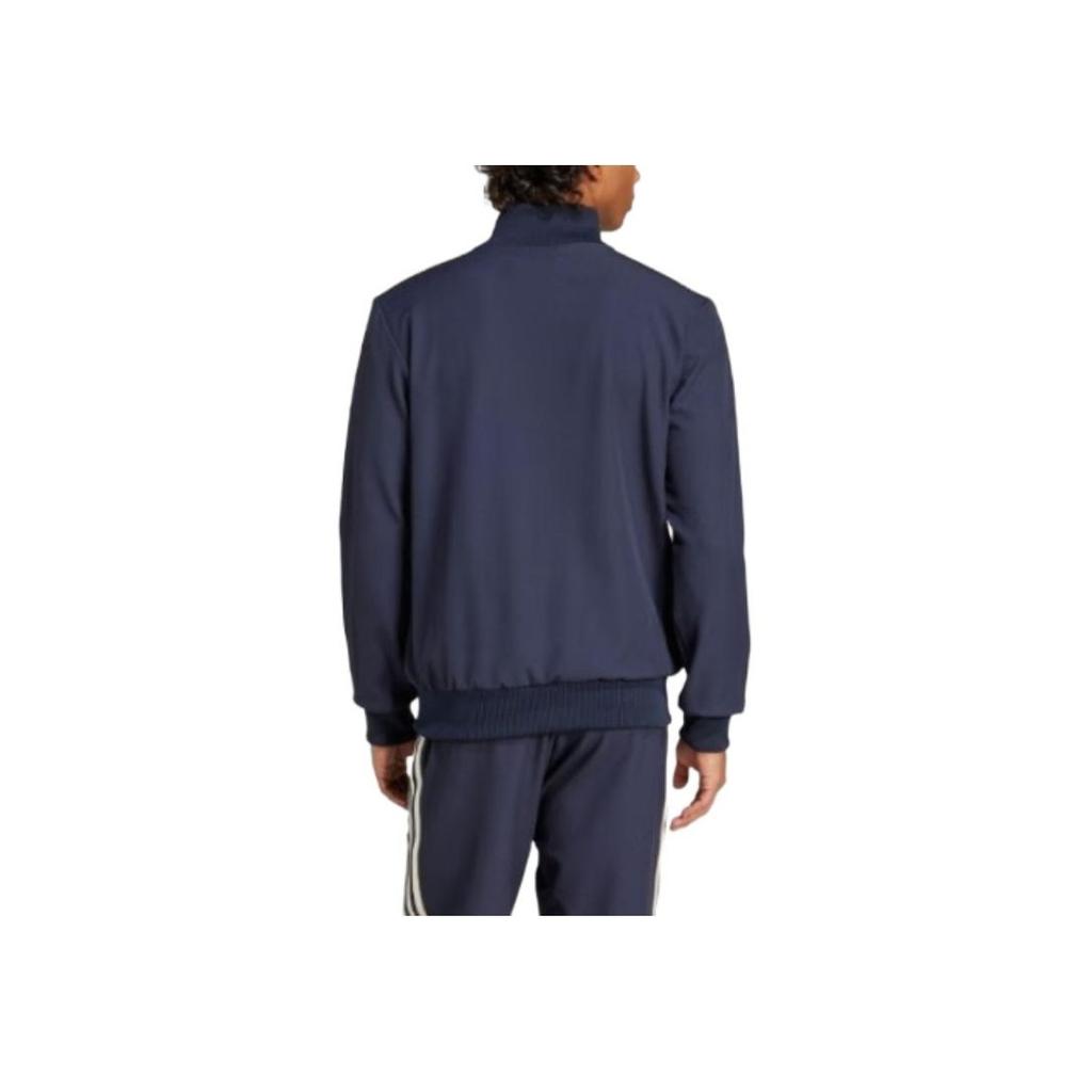Adidas Originals X Juventus Collaboration Striped Comfortable Soft Versatile Slim Jacket Men Jacket Legendary-Black JF0459