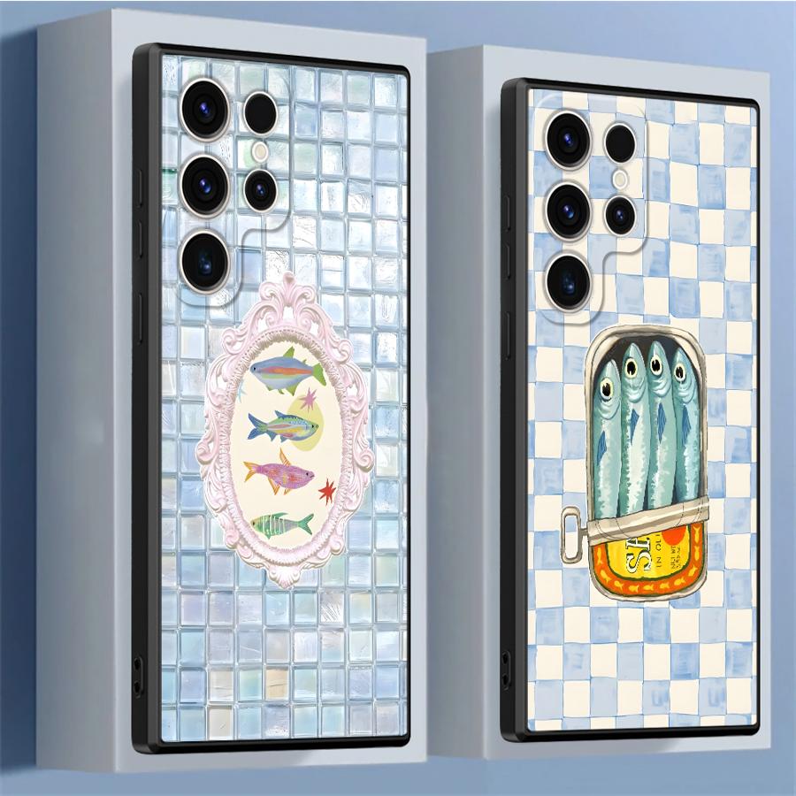 Funda Phone Cover Case for Samsung Galaxy S26 S25 Ultra S10 S9 S21 FE Note 20 Ultra 8 9 10 S23 S24 Plus S20 Cartoon Creative