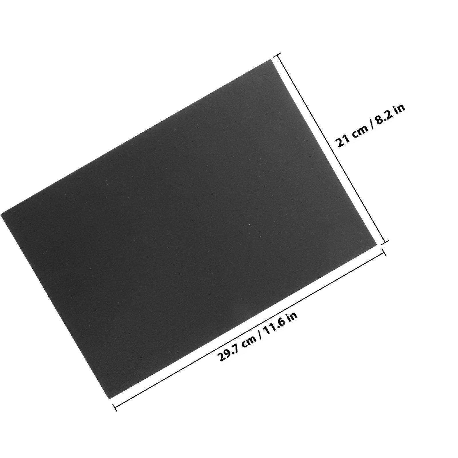 50 Sheets Drawing Paper Thick Painting Cardstock Fine Smooth Surface Perfect for Arts Crafts Sketching Graffiti чёрный