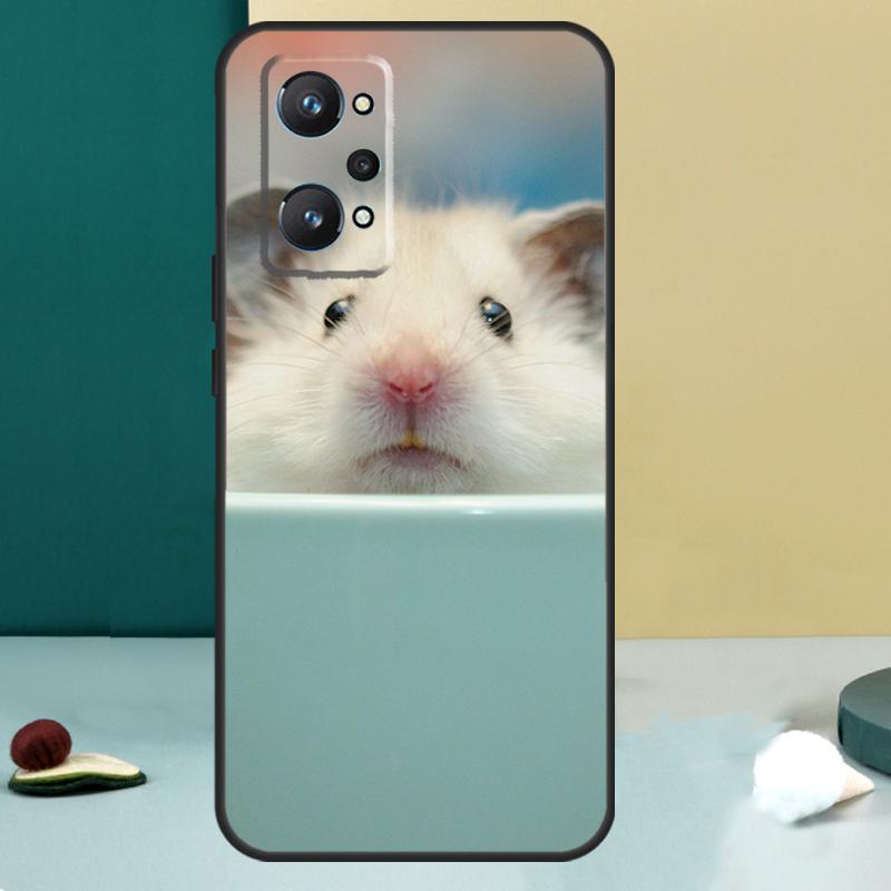 Cute Lovely Pet Hamster For Realme GT 7 Pro GT 5 6 6T C67 C61 C55 C53 C51 C21Y C25S C75 10 11 12 13 14 Pro Plus Case