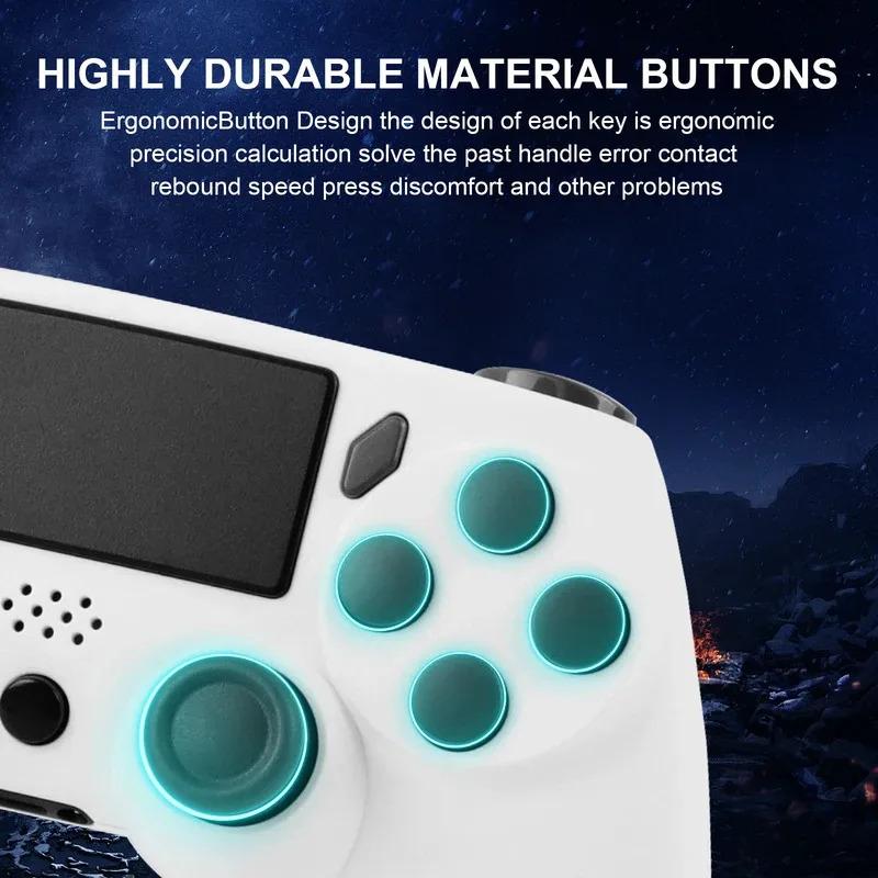 Best seller Wireless Gamepad With 6-axis Gyroscope PC Joystick touchpad Dual Vibration For PS5 PS4 PC Multi-function Controller