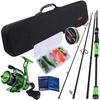 Spinning Fishing Rod and Reel Set 2.1m Fishing Rod with 2000 Fishing Reel for Carp Fishing Tools