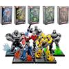 Transformers Jedna Figurka Akcji Wersja Oświetleniowa Optimus Prime Bumblebee Klocek Budowlany Megatron Skyfall Złożona Zabawka
