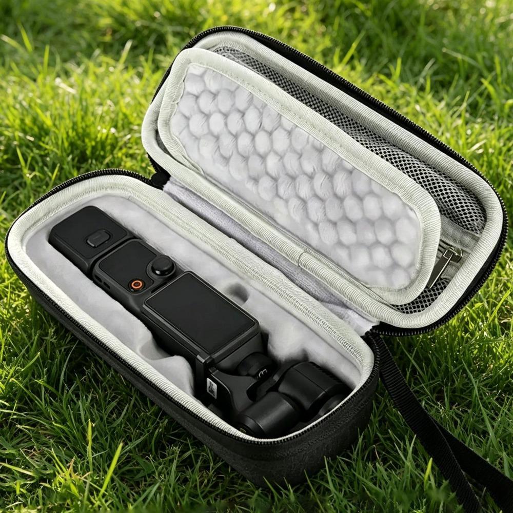 For DJI Osmo Pocket 4/3 Portable Storage Bag with Hanging Rope Anti Collision Carrying Cases EVA Hard Shell Protective Box Bags