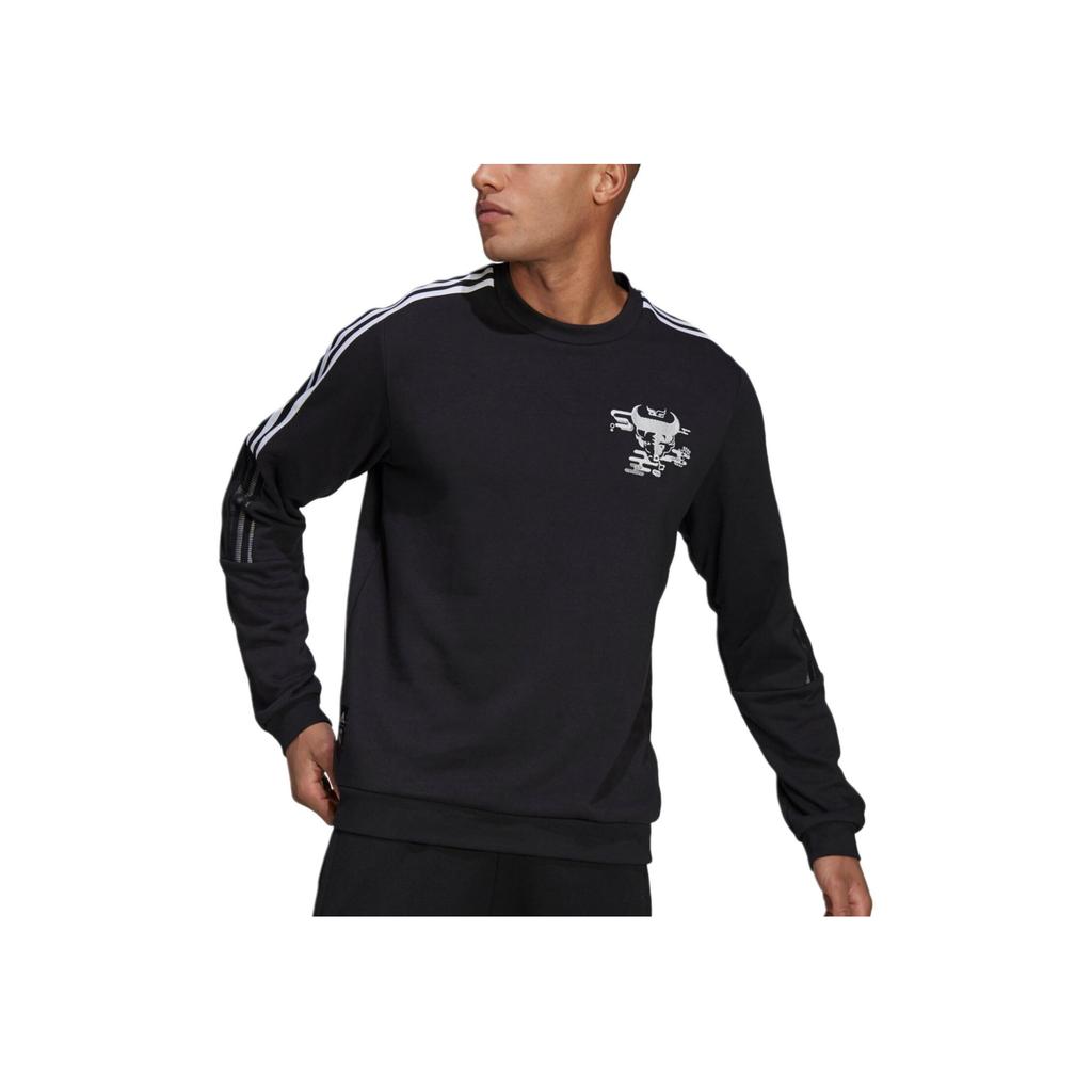 adidas Pánská mikina Real CNY Crew Černá GL0046