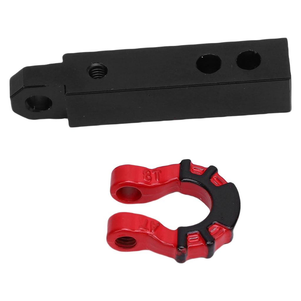 RC Car Trailer Hook Fit for 4107 MK07 Multifunctional High Strength Alloy 1 8 1 10 RC Car Model Tow Hitch Black with