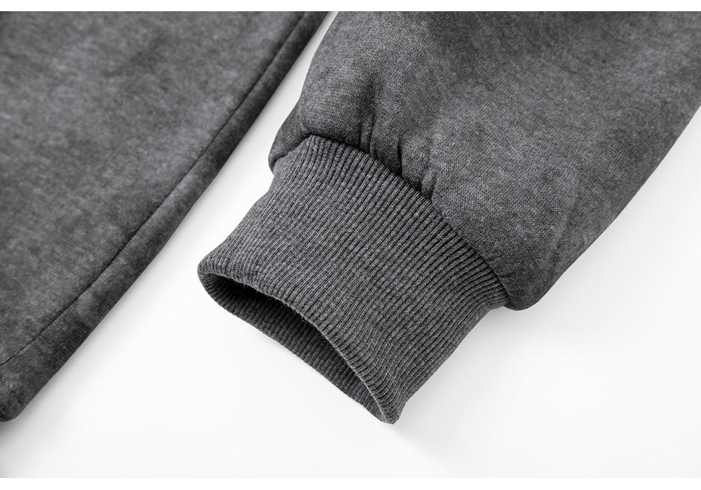 Men's Versatile Zipper Hooded Jacket for Spring & Autumn - Casual Sporty European Size Hoodie Cardigan