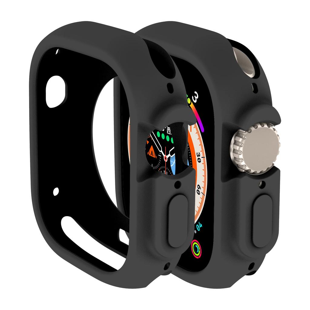 Candy Silicone Case for Apple Watch Ultra 2 49mm Cover 9 8 7 6 Se 5 4 45mm 42mm Protection Iwatch Series 44mm 40mm 41mm Bumper