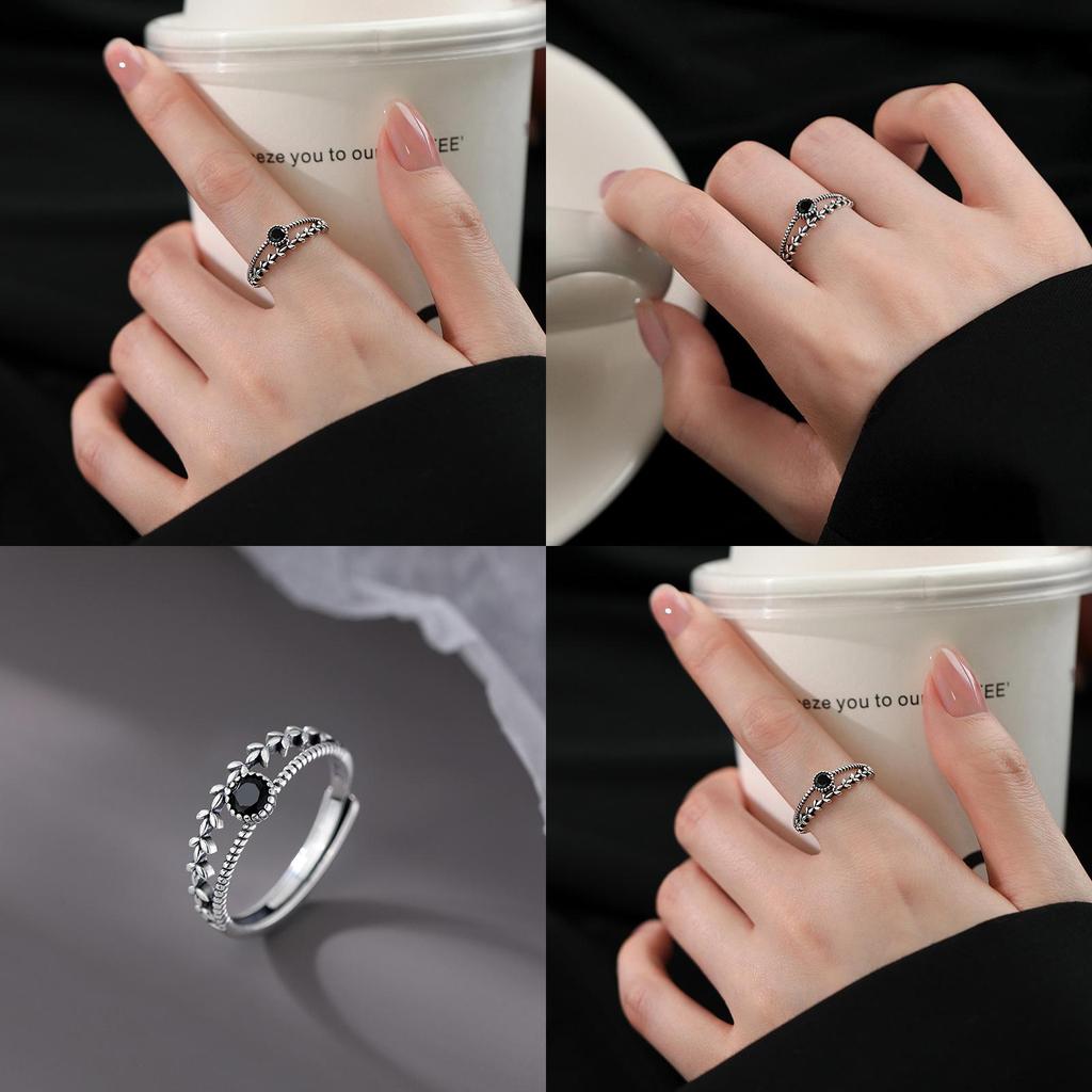 Womens Open Fashionable Copper Ring With Unique Geometric Shape And Lustrous Elements Zircon