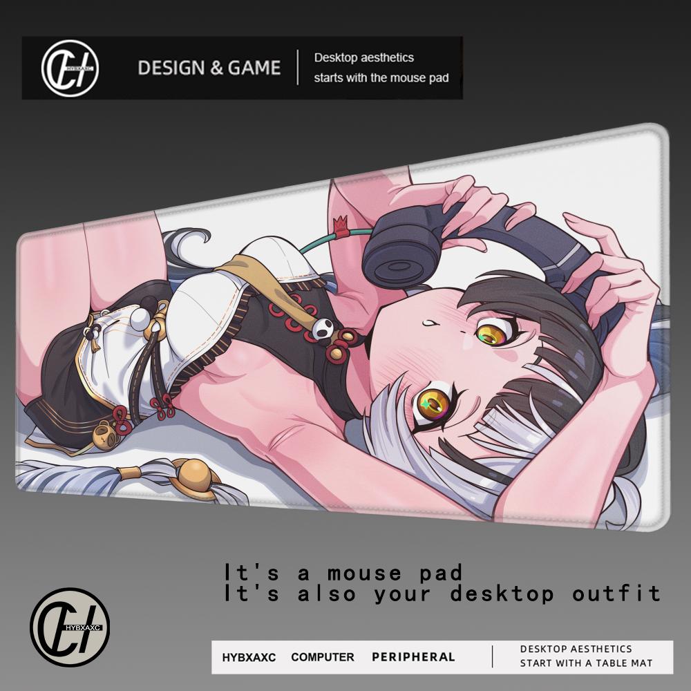 HYBXAXC New Role Pretty Zenless Zone Zero Dialyn Mouse Pad Kawaii Anime Girl ZZZ Mousepad PC Non-slip Keyboard Pad Cute Desk Mat