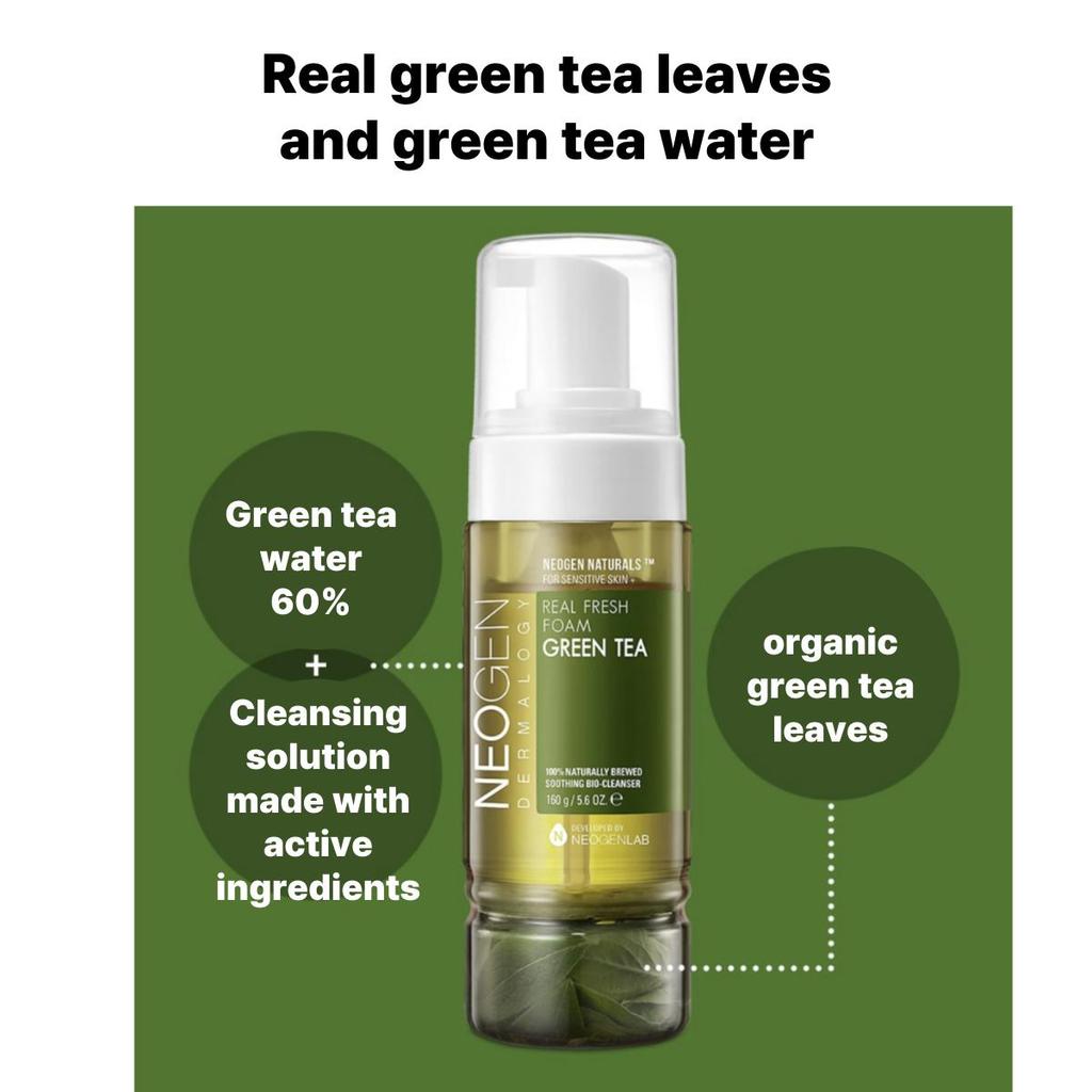 [NEOGEN] Real Fresh Green Tea Foam  160g