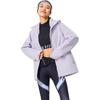 Li Ning Comfortable Versatile Hiking Waterproof Windproof Breathable Durable Jacket Women Outerwear Sea-Salt-Purple AWBU010-3